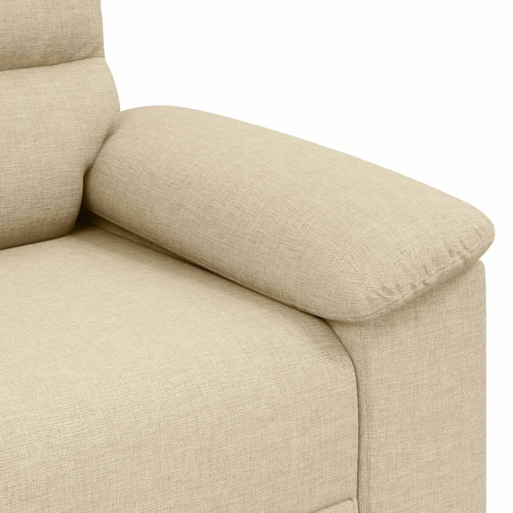 2-Sitzer-Sofa Creme 180x81x84 cm Stoff