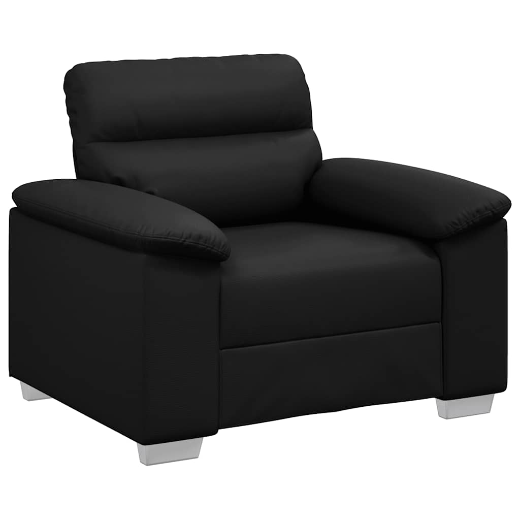 Sessel Schwarz 100x81x84 cm Kunstleder