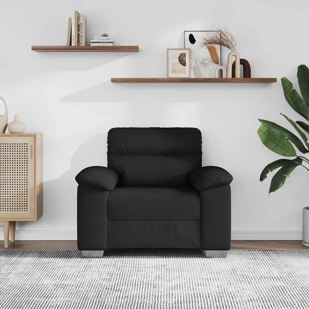 Sessel Schwarz 100x81x84 cm Kunstleder