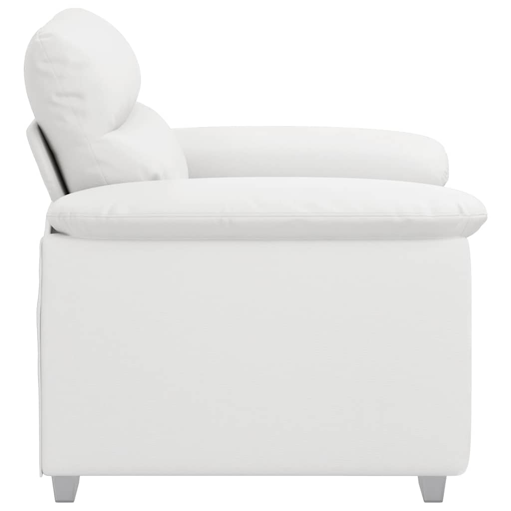 Sessel Weiß 100x81x84 cm Kunstleder