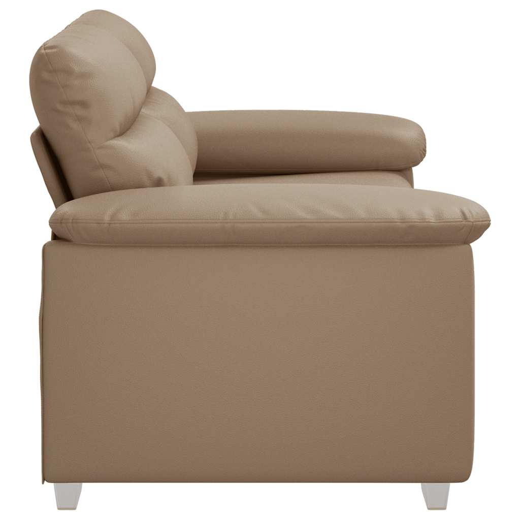 2-Sitzer-Sofa Cappuccino 160x81x84 cm Kunstleder