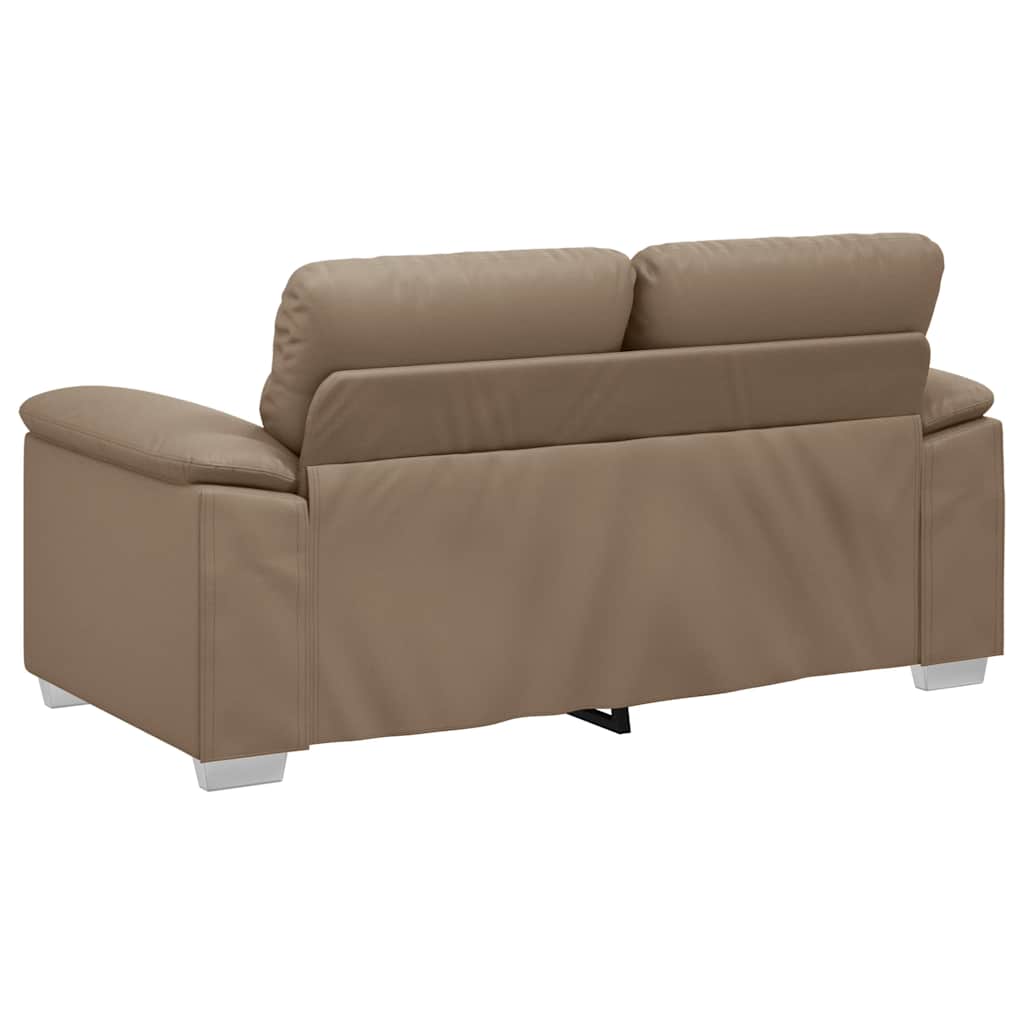 2-Sitzer-Sofa Cappuccino 160x81x84 cm Kunstleder