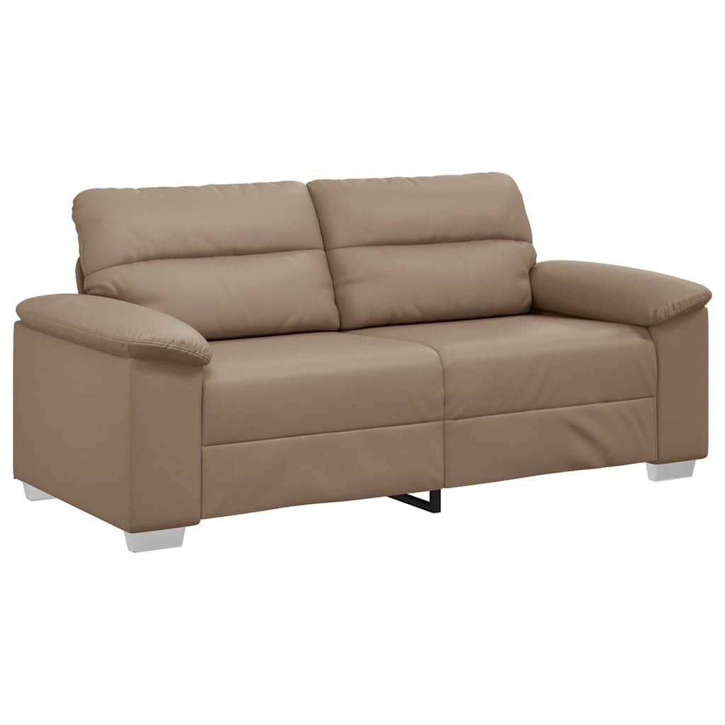 2-Sitzer-Sofa Cappuccino 180x81x84 cm Kunstleder