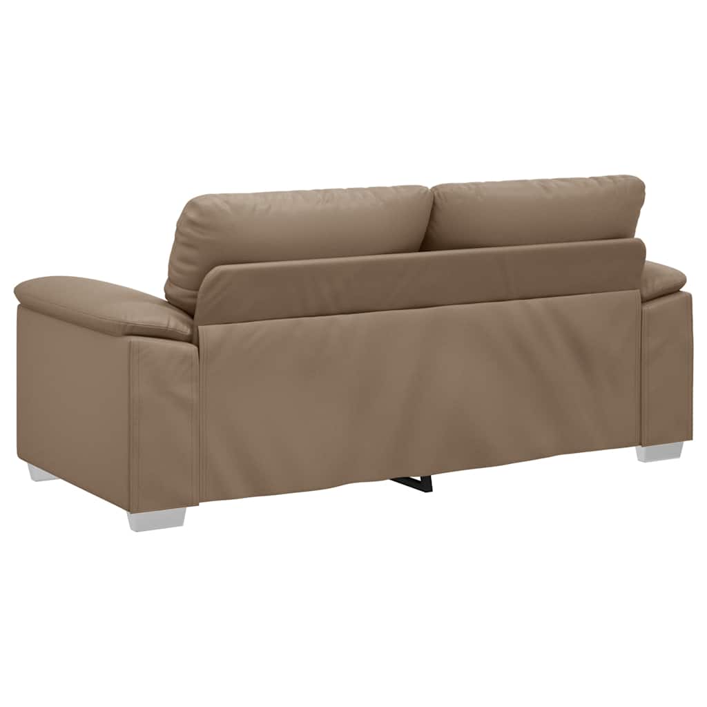 2-Sitzer-Sofa Cappuccino 180x81x84 cm Kunstleder