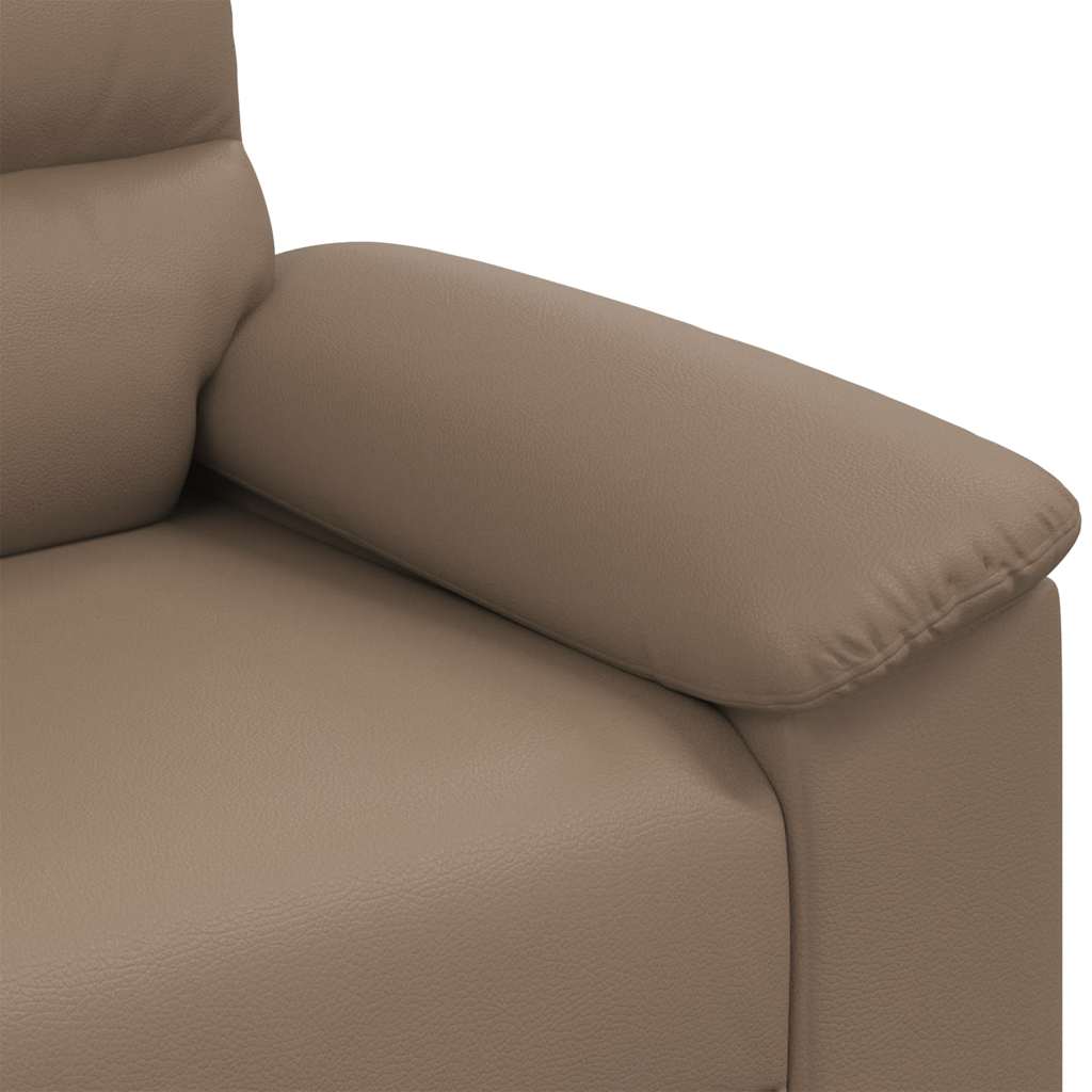 2-Sitzer-Sofa Cappuccino 180x81x84 cm Kunstleder