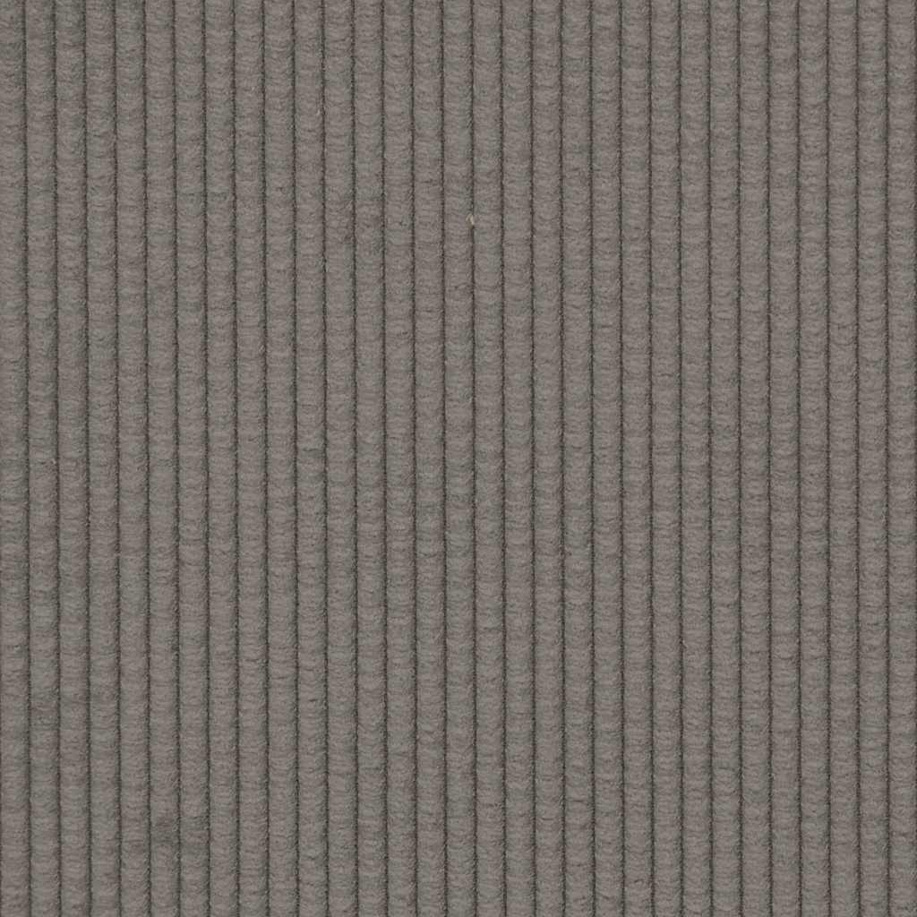 2-Sitzer-Sofa mit Chaiselongue L-Form Hellgrau 125 cm Leinen