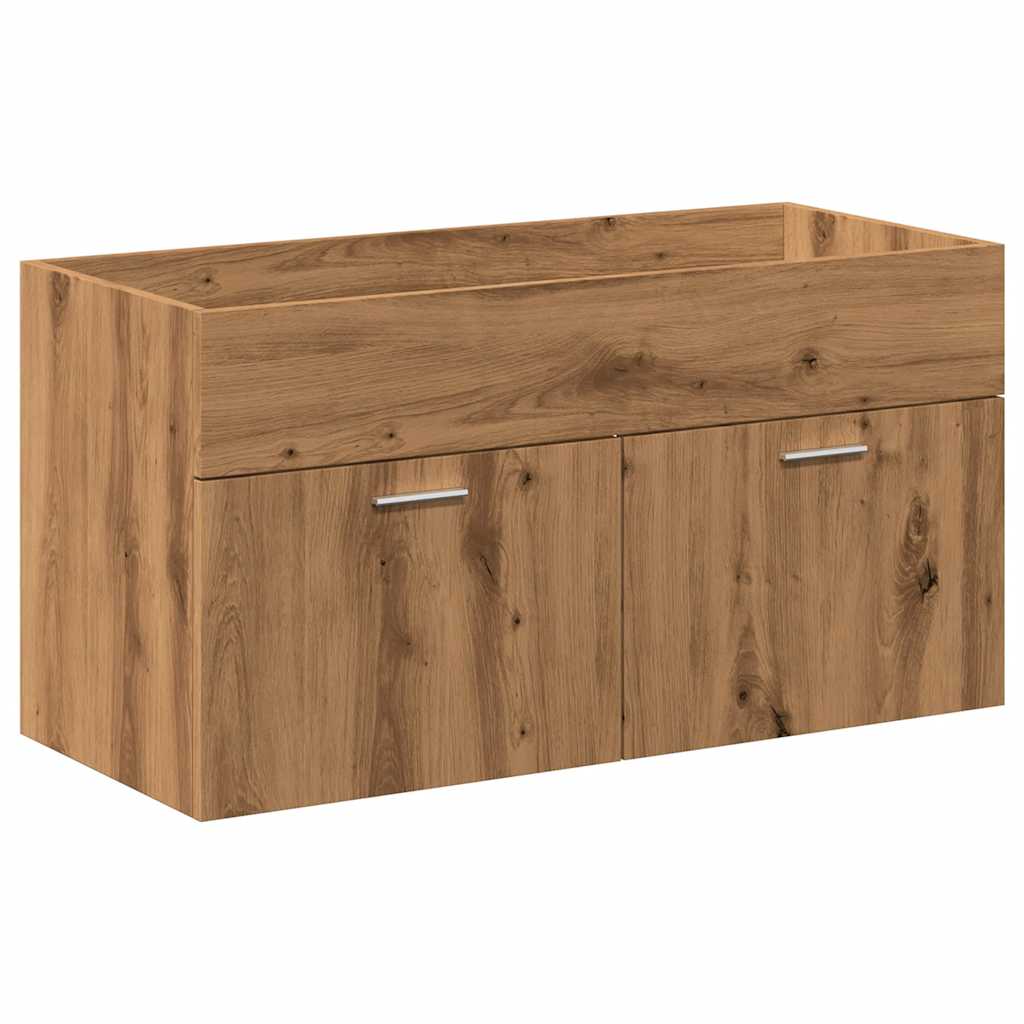 4-tlg. Badmöbel-Set Artisan-Eiche Holzwerkstoff