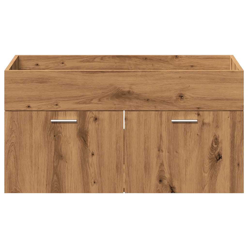 4-tlg. Badmöbel-Set Artisan-Eiche Holzwerkstoff