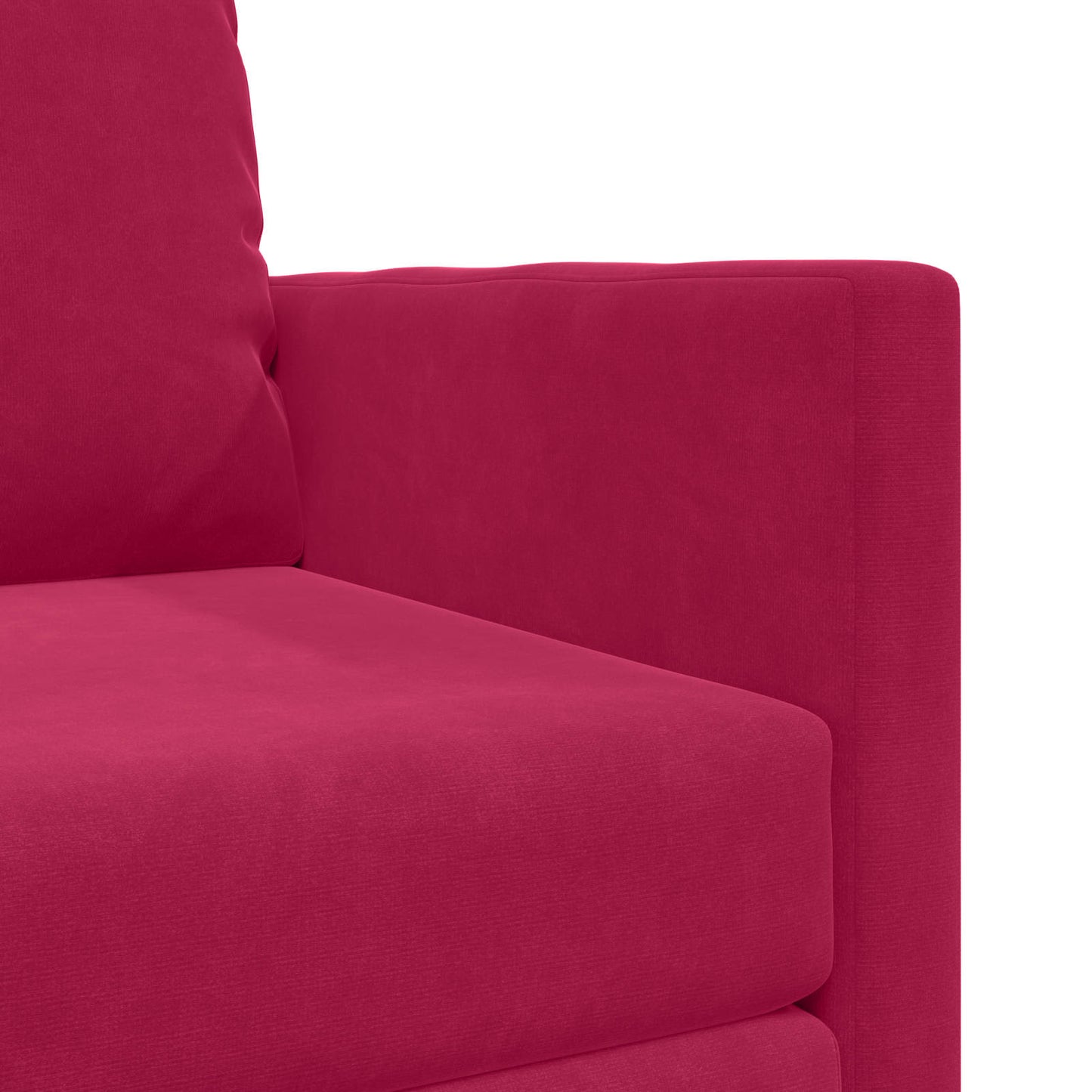 Schlafsofa Weinrot 74 x 77 x 81 cm Samt