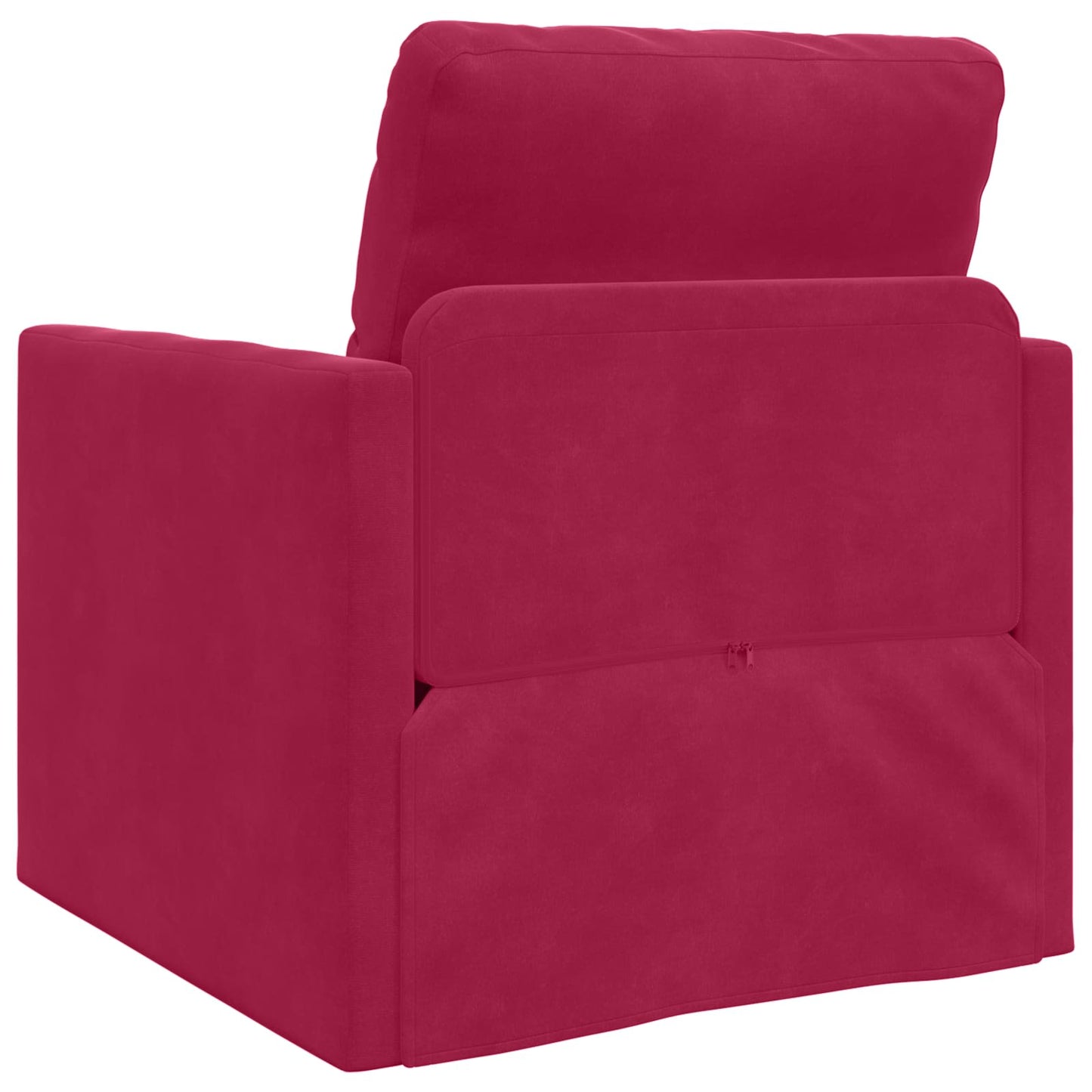Schlafsofa Weinrot 74 x 77 x 81 cm Samt