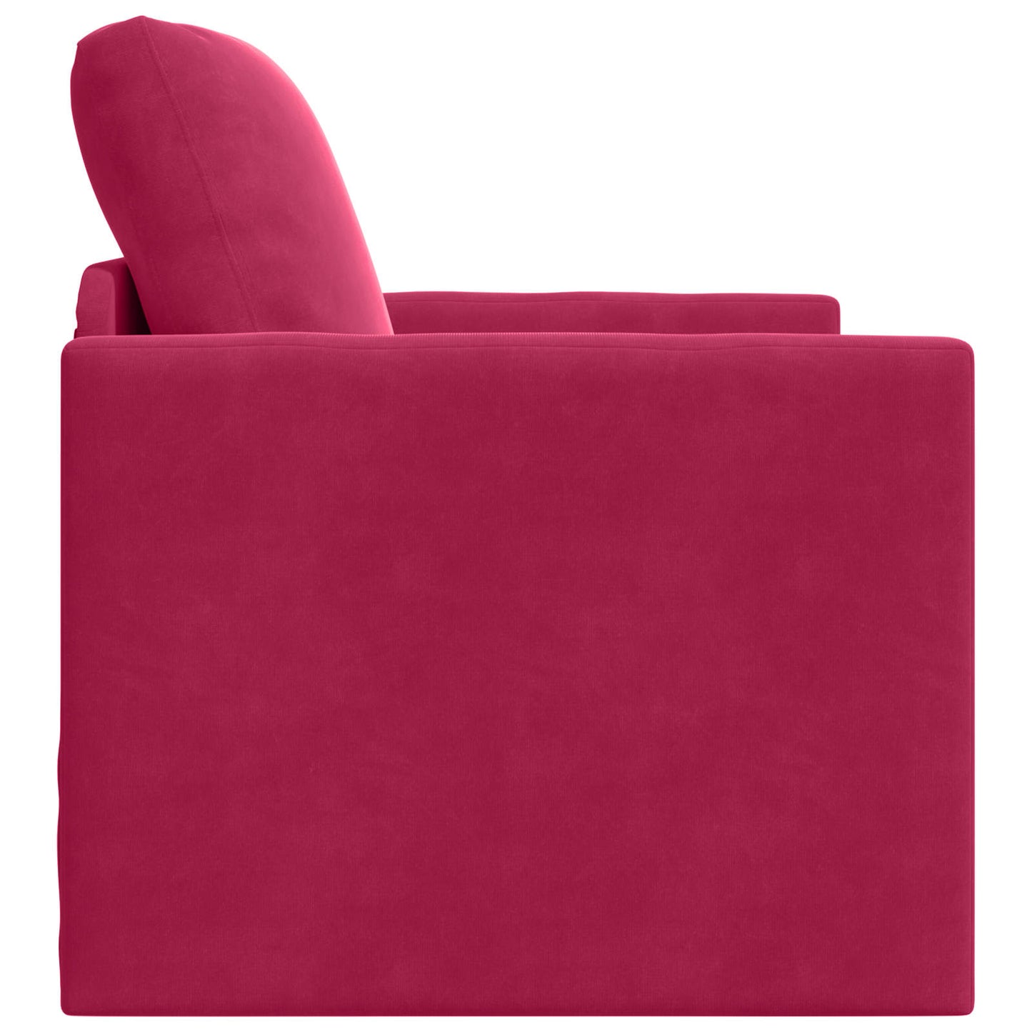Schlafsofa Weinrot 74 x 77 x 81 cm Samt