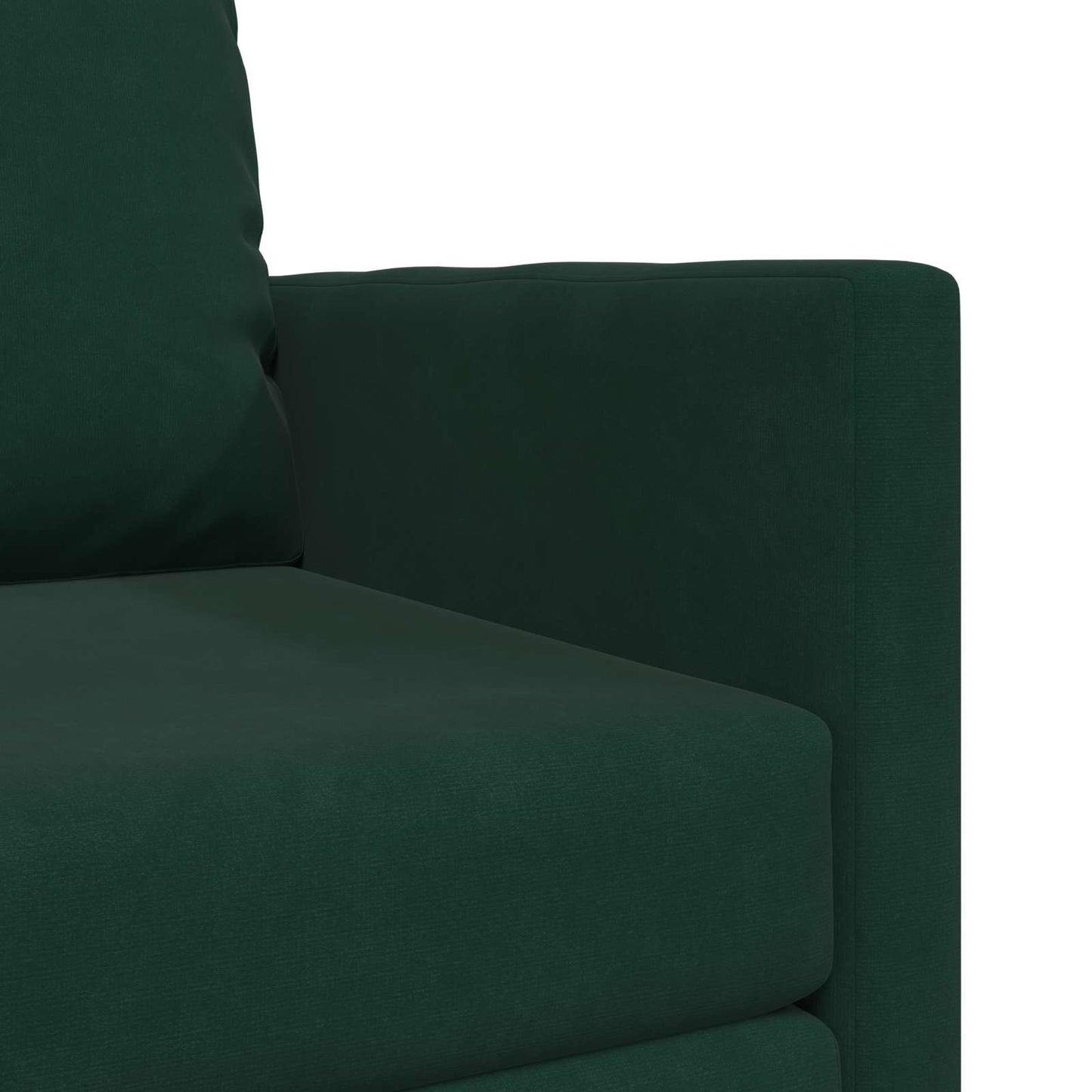 Schlafsofa Dunkelgrün 74 x 77 x 81 cm Samt