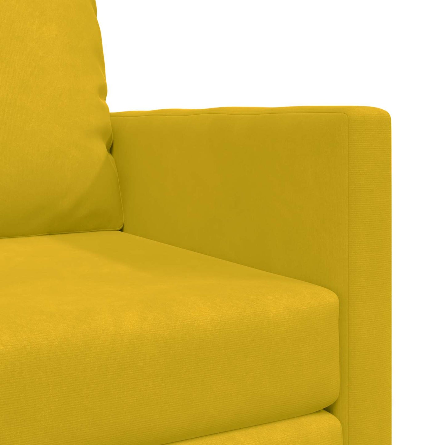 Schlafsofa Dunkelgelb 74 x 77 x 81 cm Samt