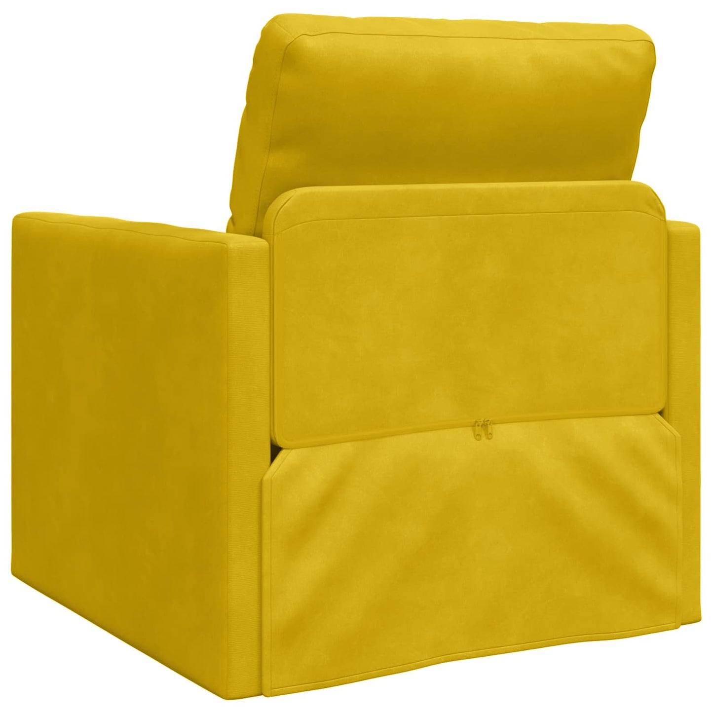 Schlafsofa Dunkelgelb 74 x 77 x 81 cm Samt