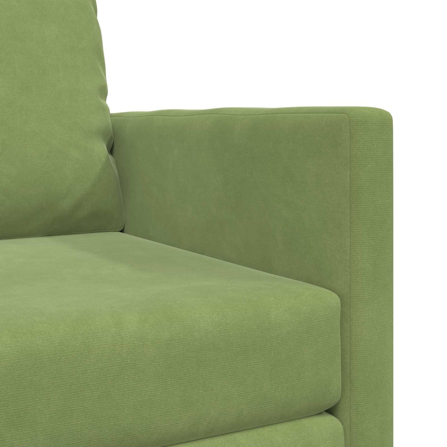 Schlafsofa Hellgrün 74 x 77 x 81 cm Samt