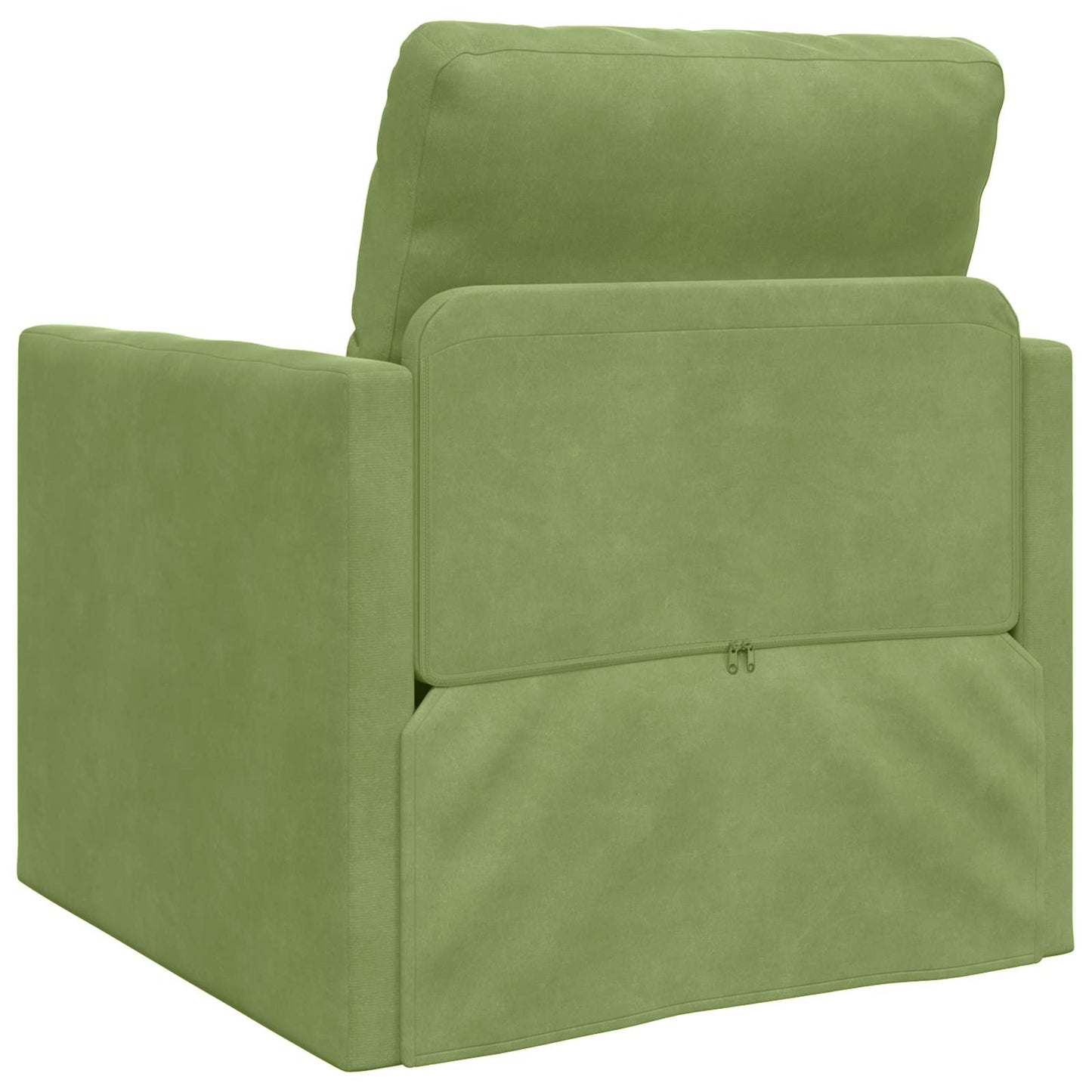 Schlafsofa Hellgrün 74 x 77 x 81 cm Samt