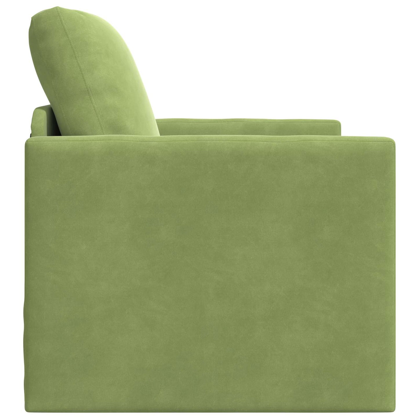 Schlafsofa Hellgrün 74 x 77 x 81 cm Samt