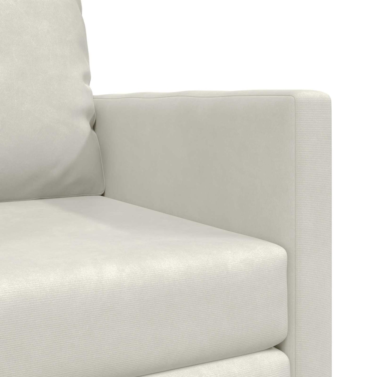 Schlafsofa Creme 74 x 77 x 81 cm Samt