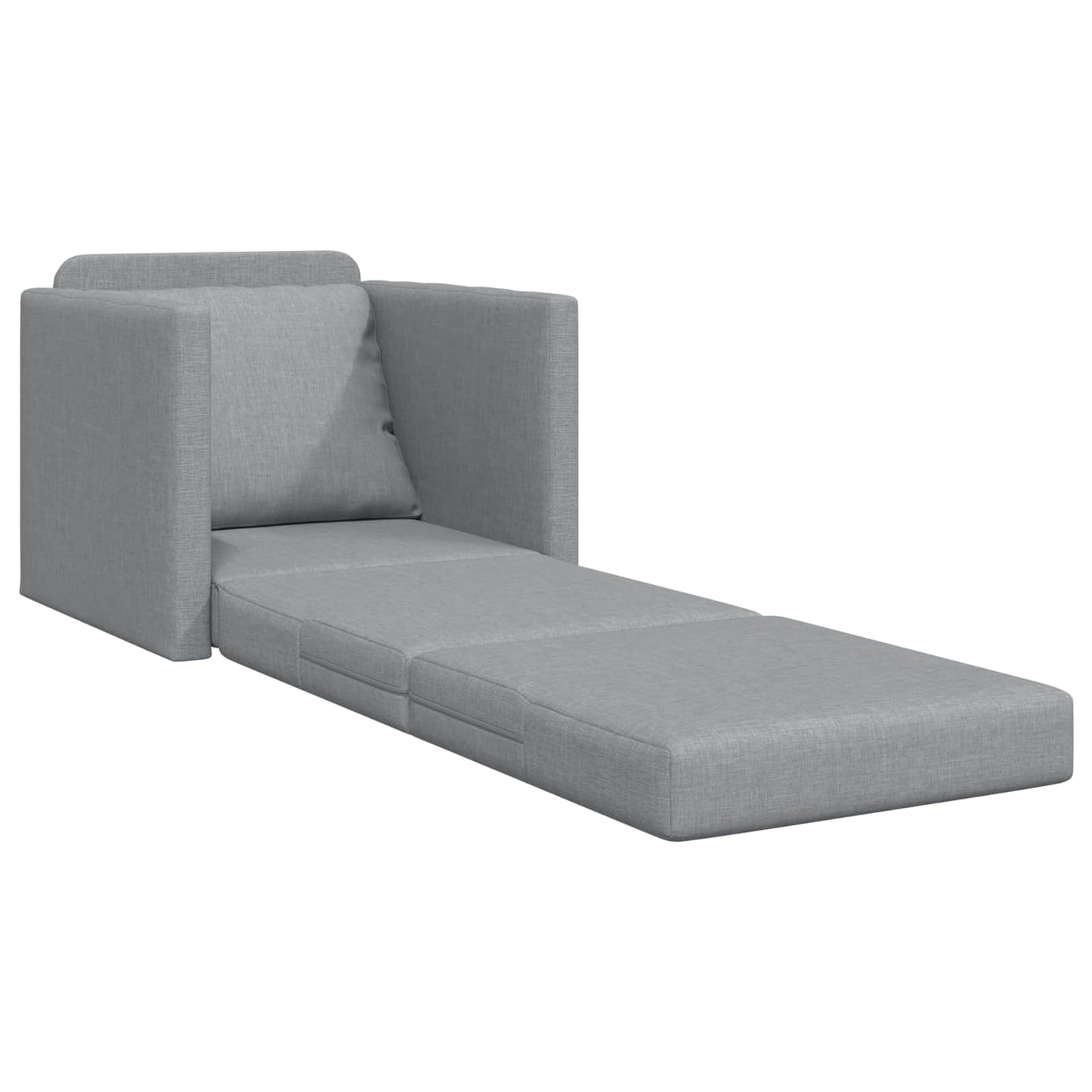 Schlafsofa 60cm Hellgrau Stoff