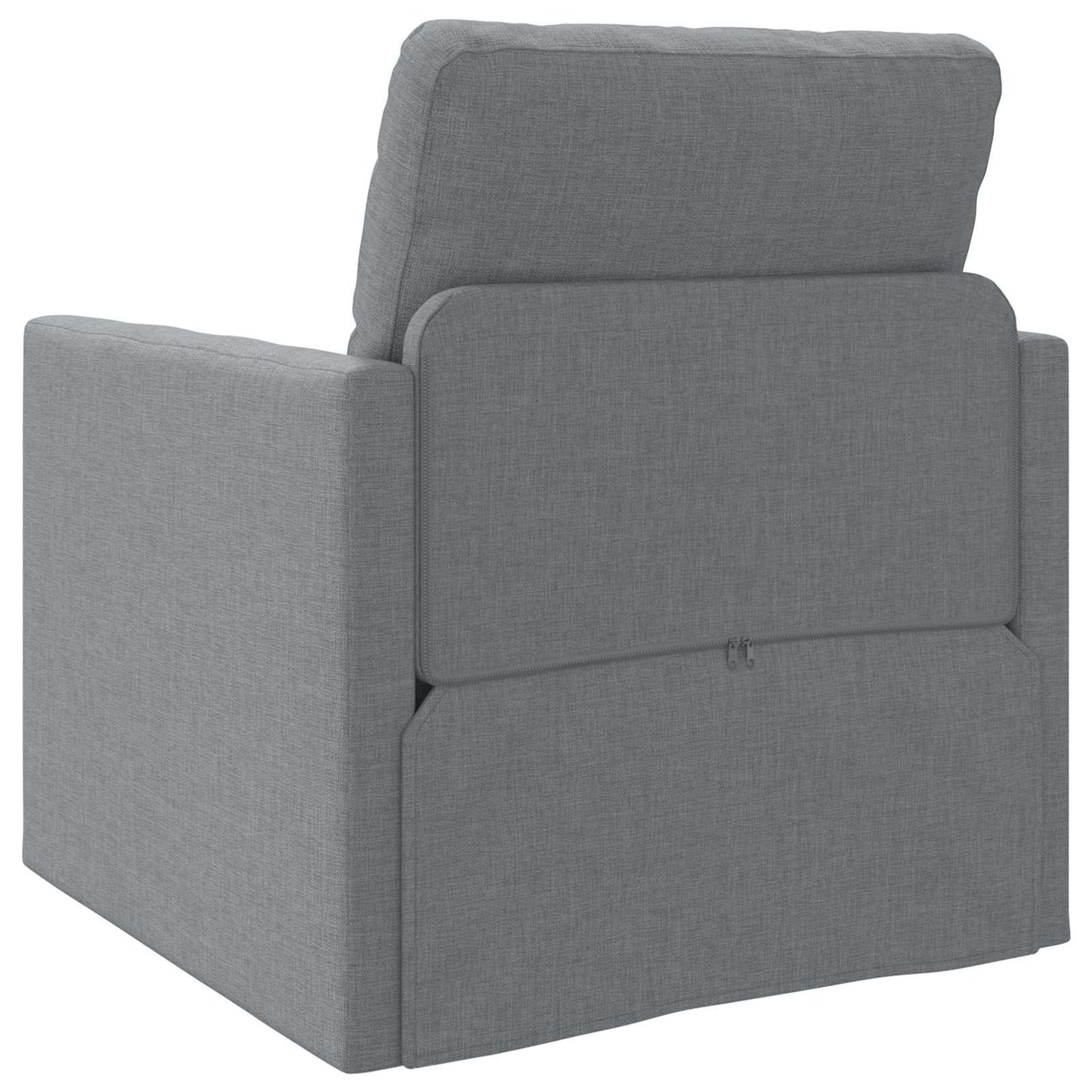 Schlafsofa 60cm Hellgrau Stoff