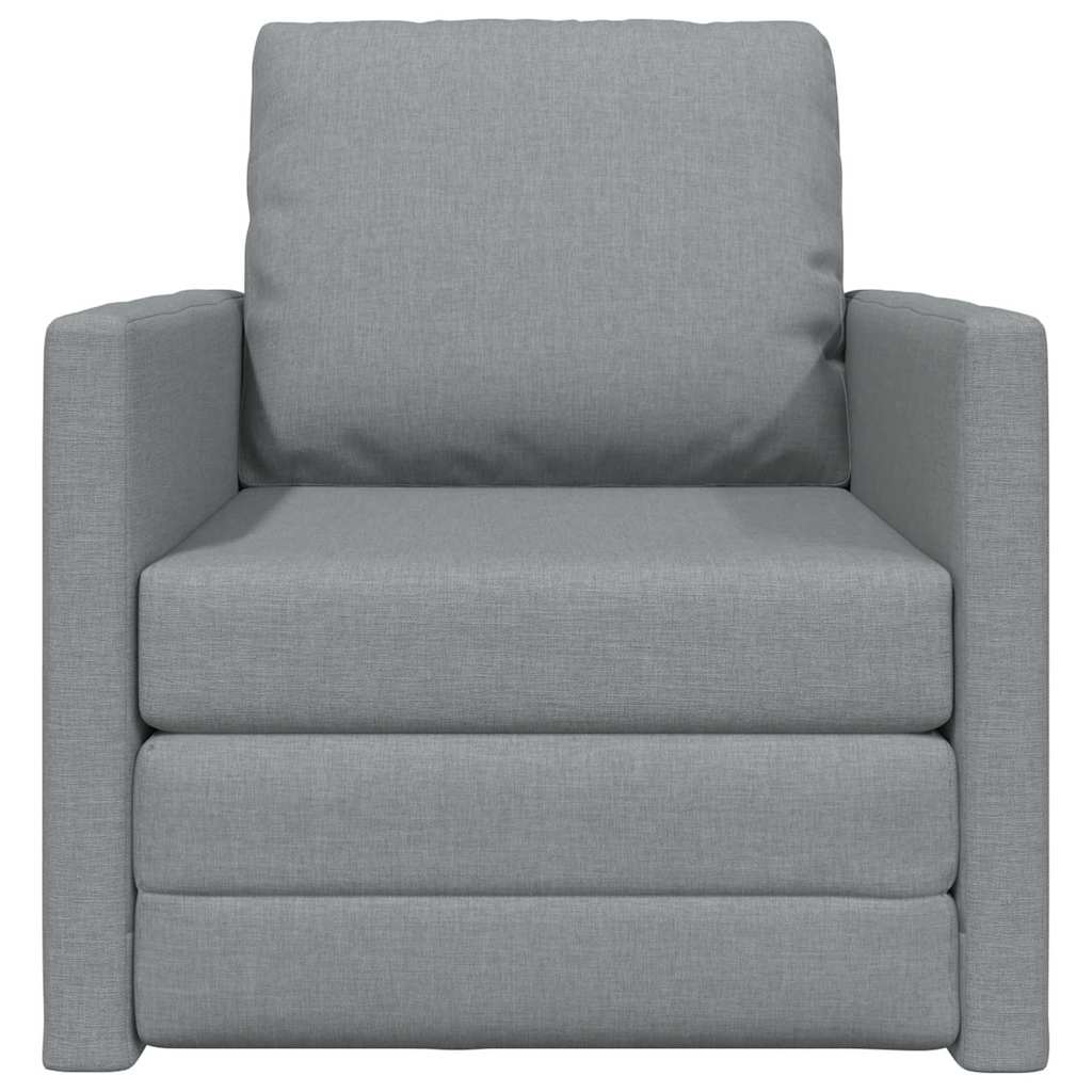 Schlafsofa 60cm Hellgrau Stoff