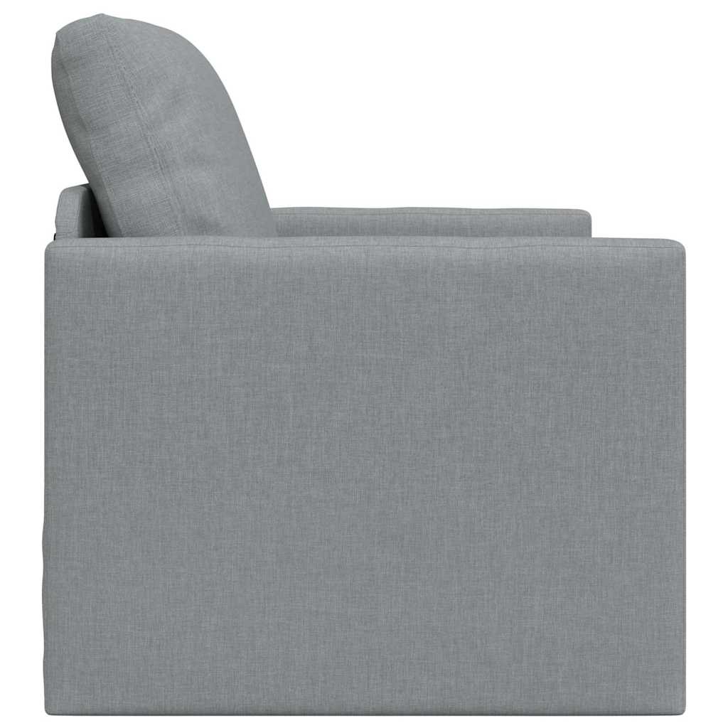 Schlafsofa 60cm Hellgrau Stoff