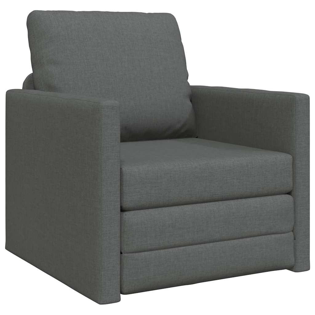 Schlafsofa 60cm Dunkelgrau Stoff