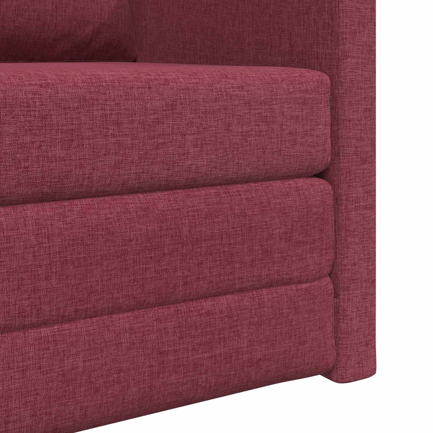 Schlafsofa Weinrot 74 x 77 x 81 cm Stoff
