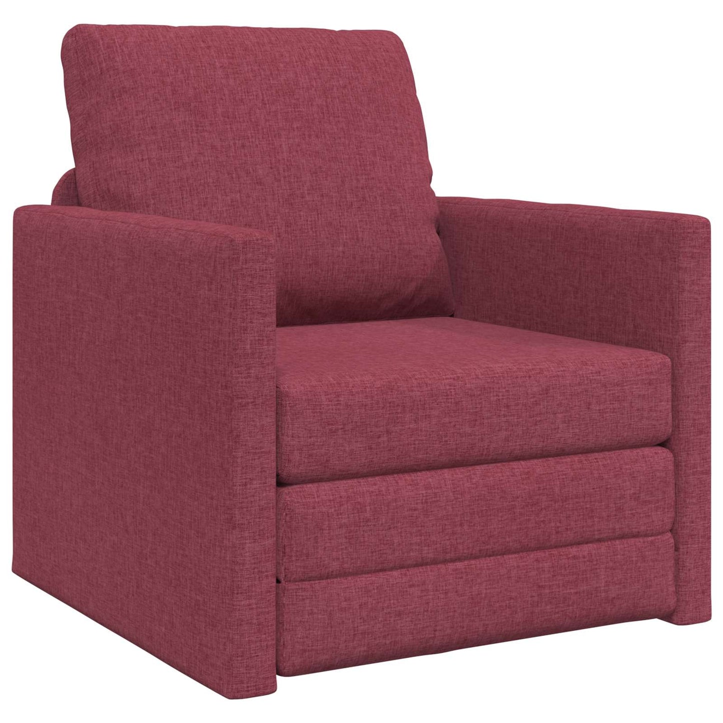 Schlafsofa Weinrot 74 x 77 x 81 cm Stoff