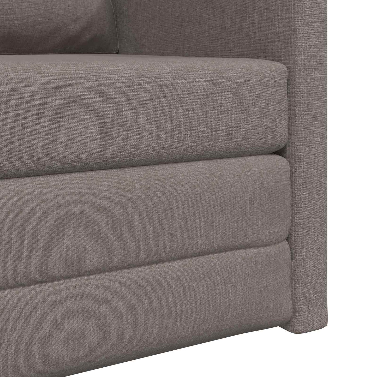 Schlafsofa Taupe 74 x 77 x 81 cm Stoff