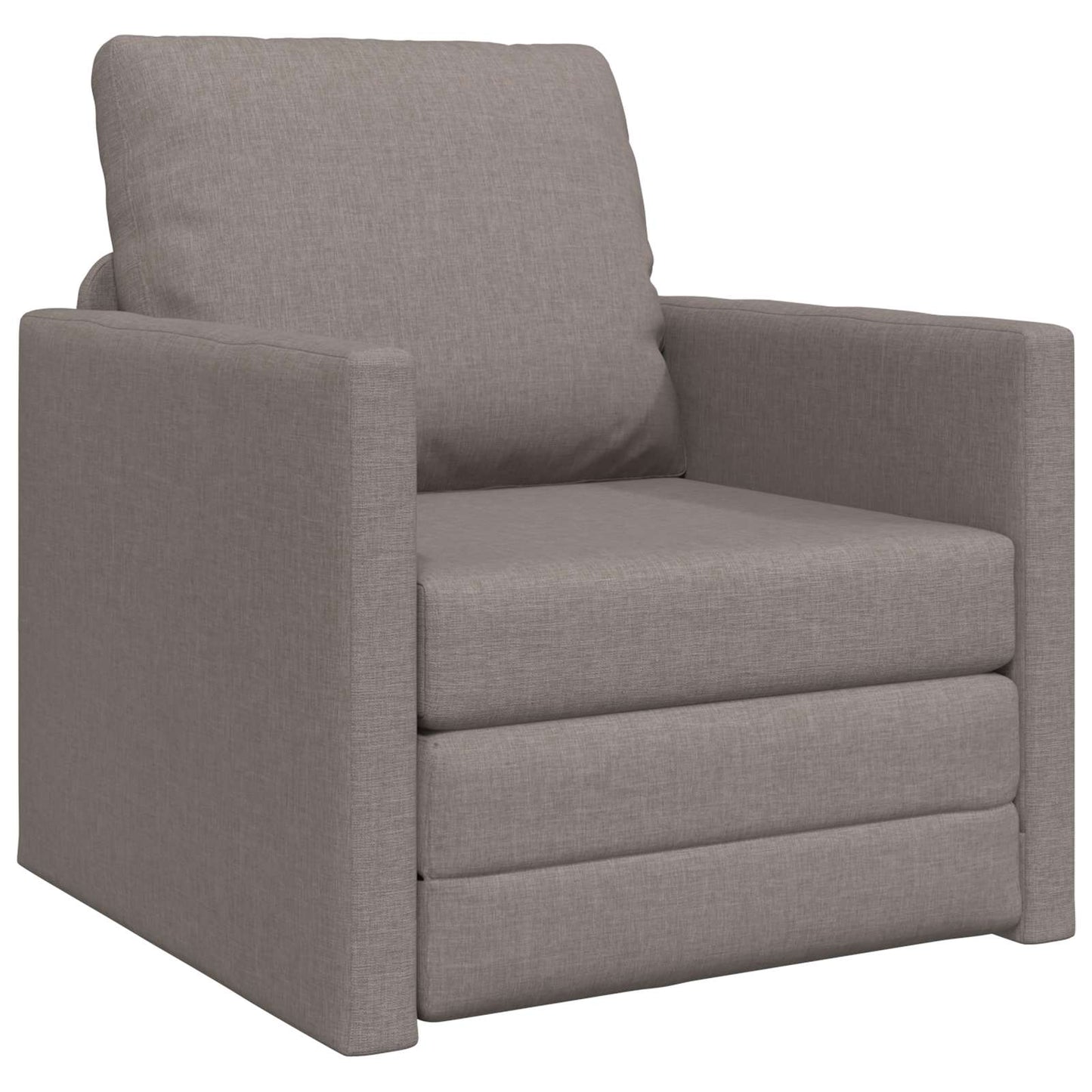 Schlafsofa Taupe 74 x 77 x 81 cm Stoff