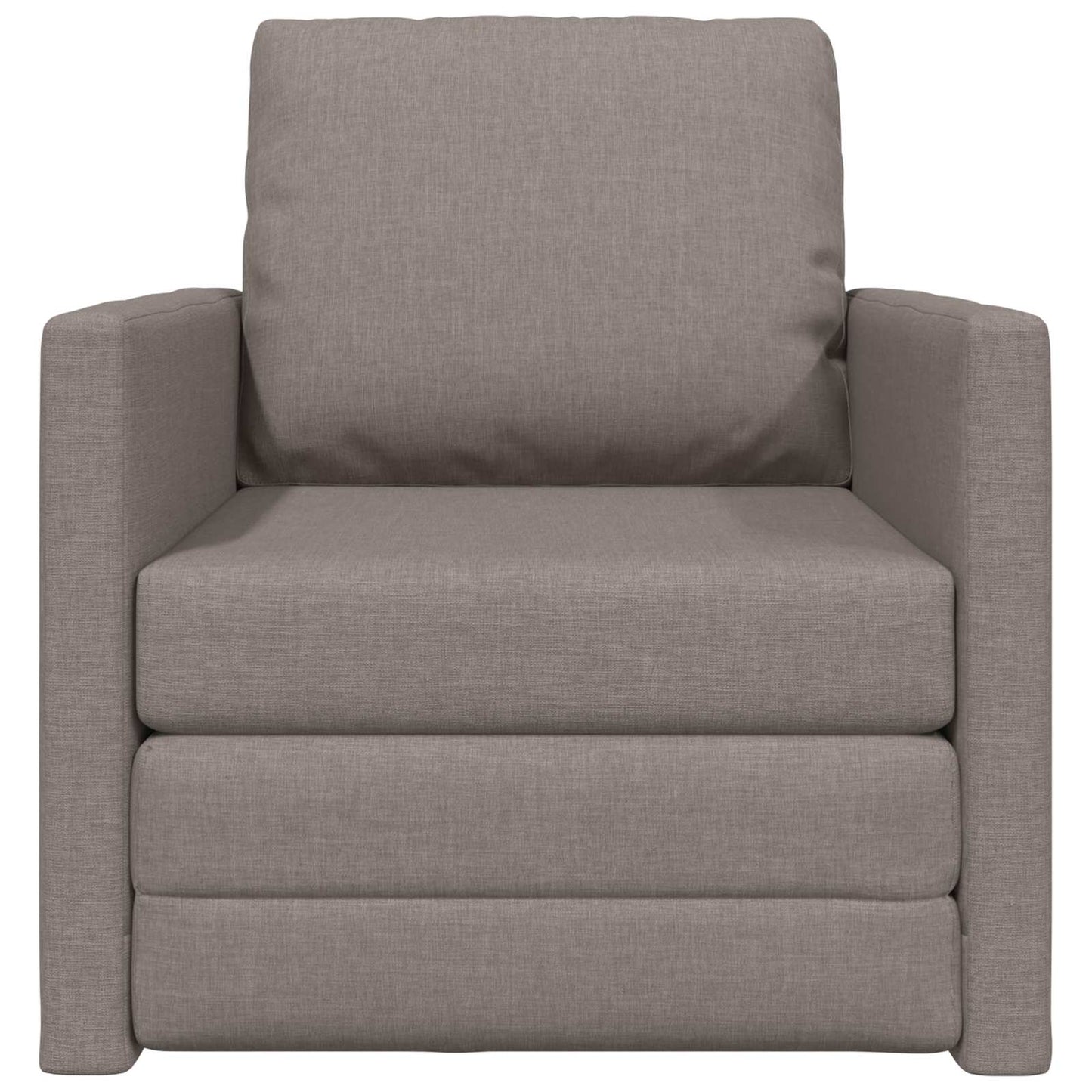 Schlafsofa Taupe 74 x 77 x 81 cm Stoff