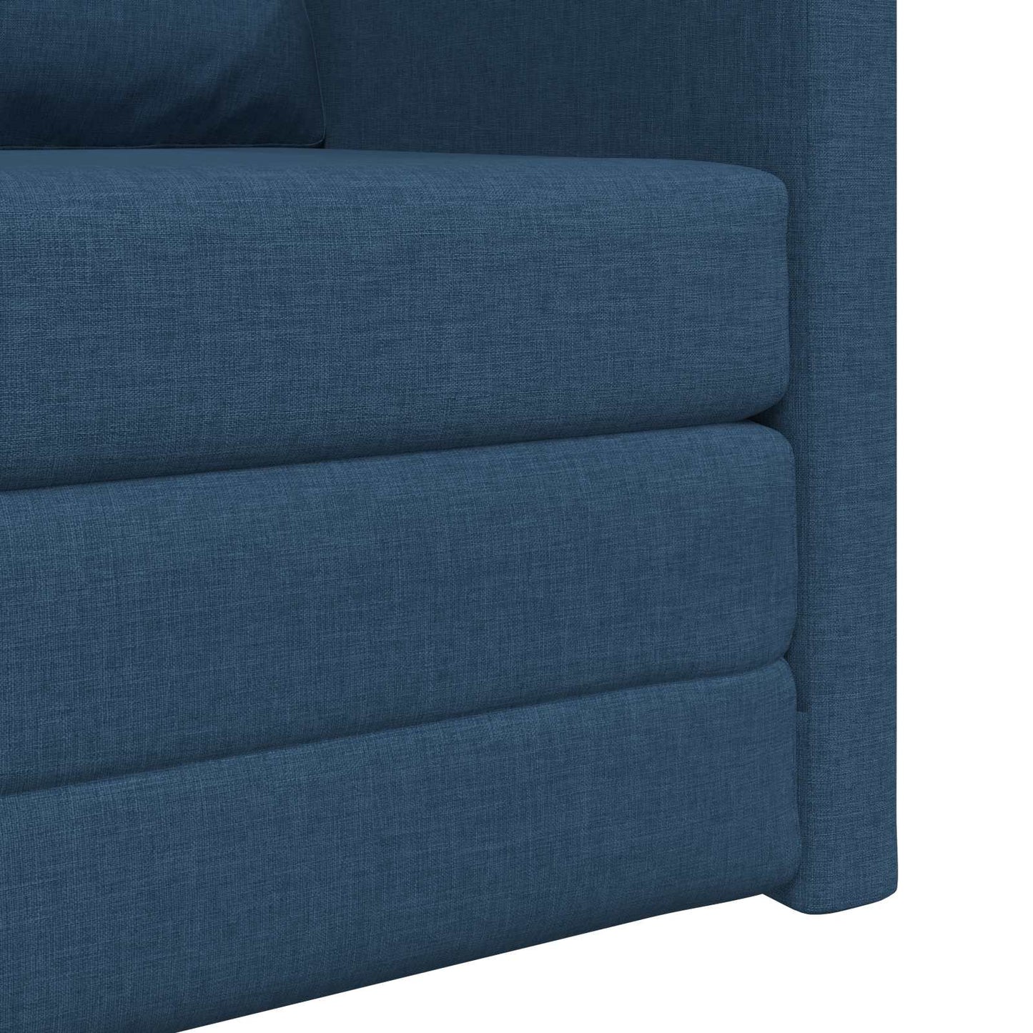 Schlafsofa Blau 74 x 77 x 81 cm Stoff
