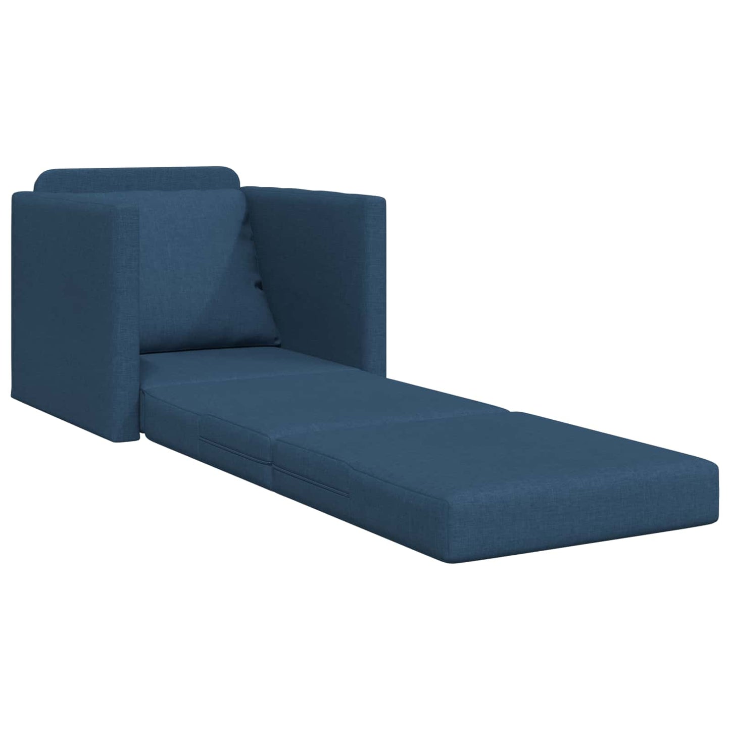 Schlafsofa Blau 74 x 77 x 81 cm Stoff