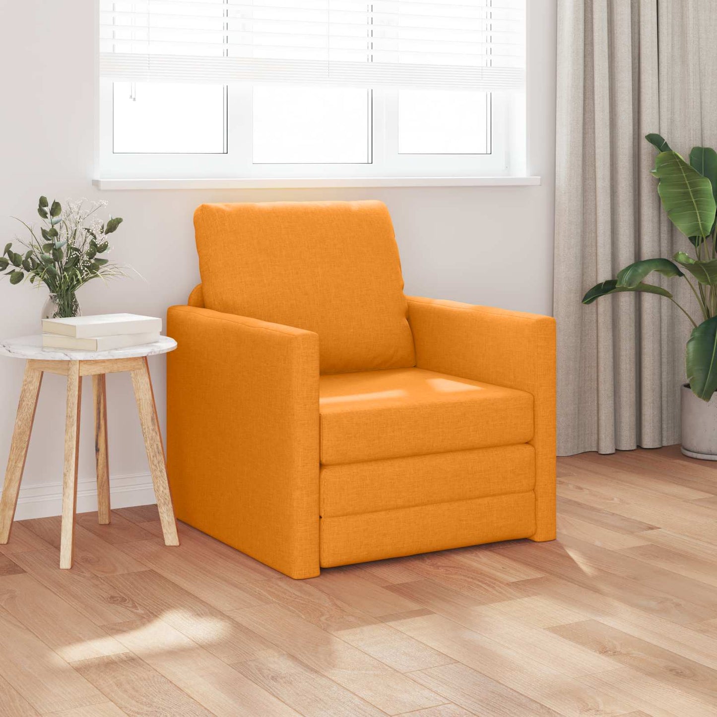 Schlafsofa Dunkelgelb 74 x 77 x 81 cm Stoff