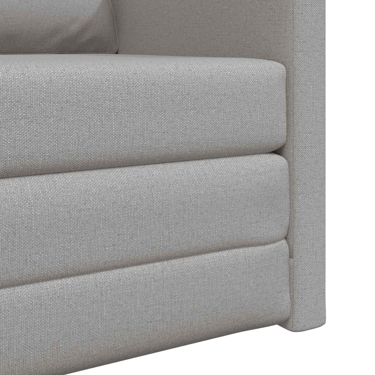 Schlafsofa Wolkengrau 74 x 77 x 81 cm Stoff