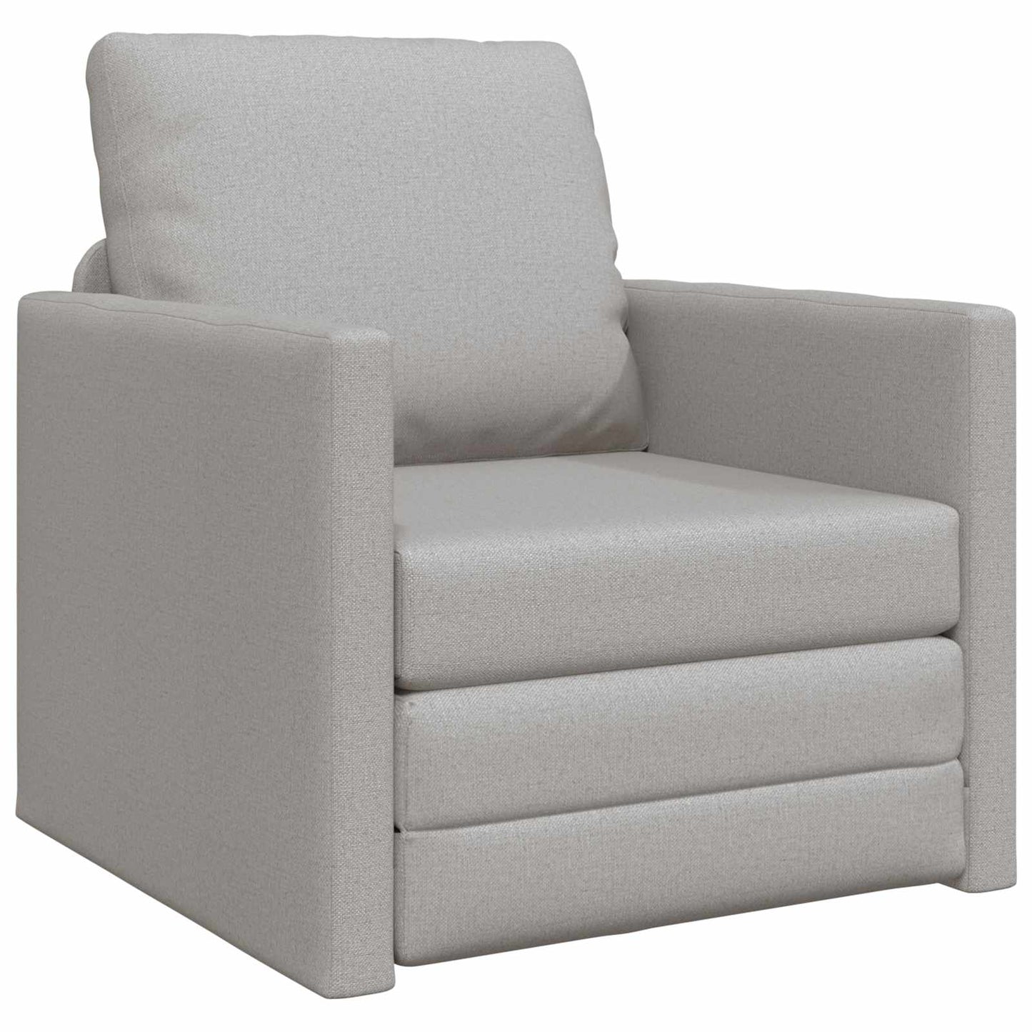 Schlafsofa Wolkengrau 74 x 77 x 81 cm Stoff