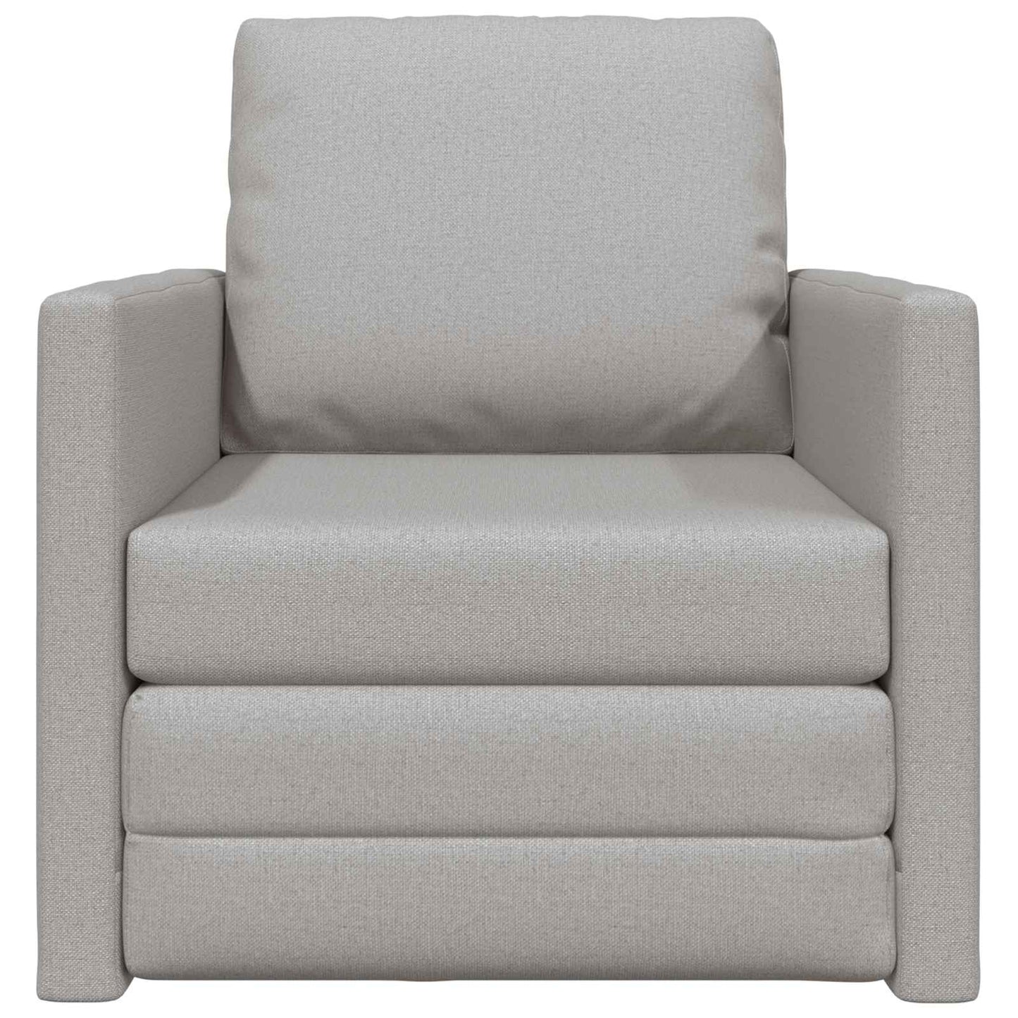 Schlafsofa Wolkengrau 74 x 77 x 81 cm Stoff