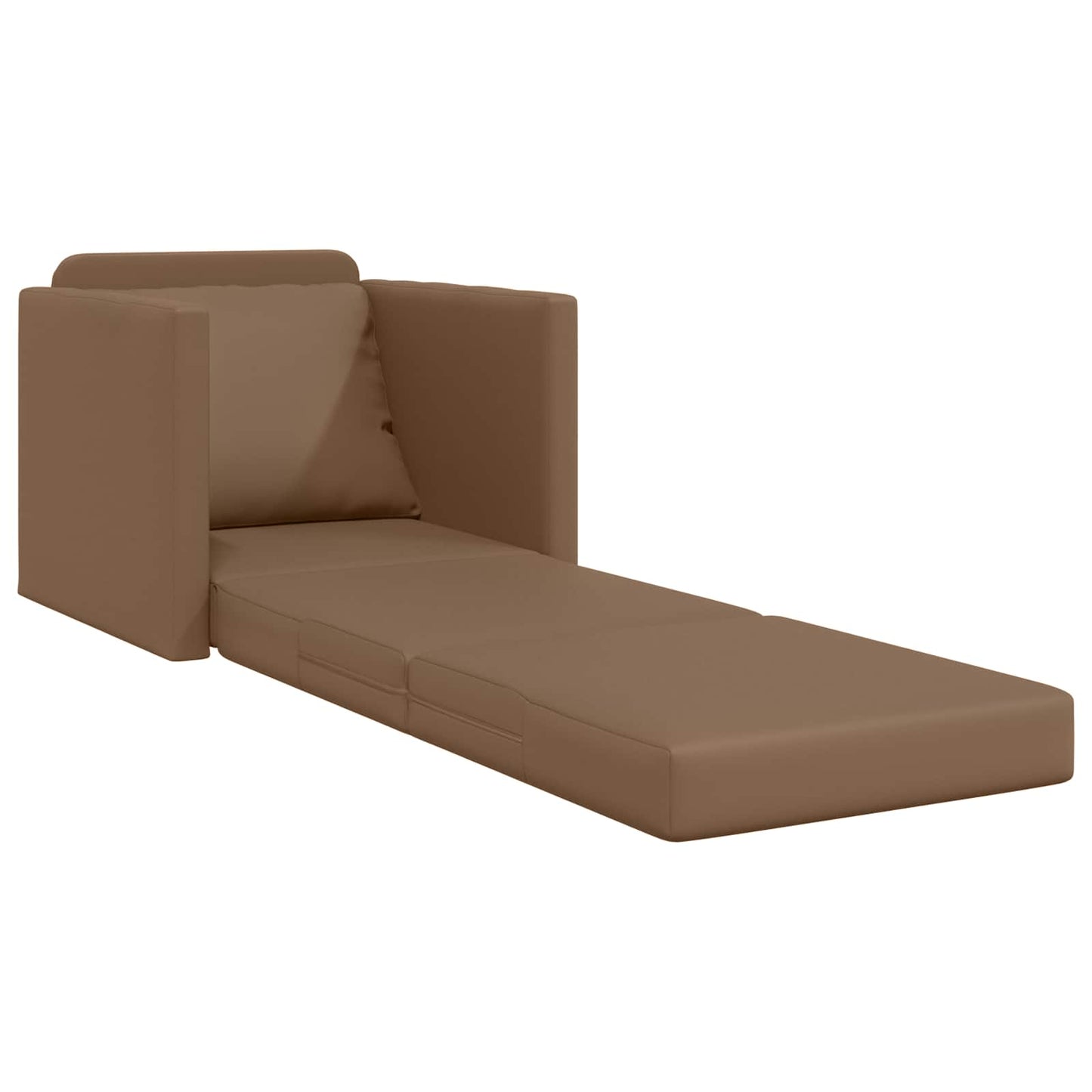 Schlafsofa 60cm Cappuccino Kunstleder