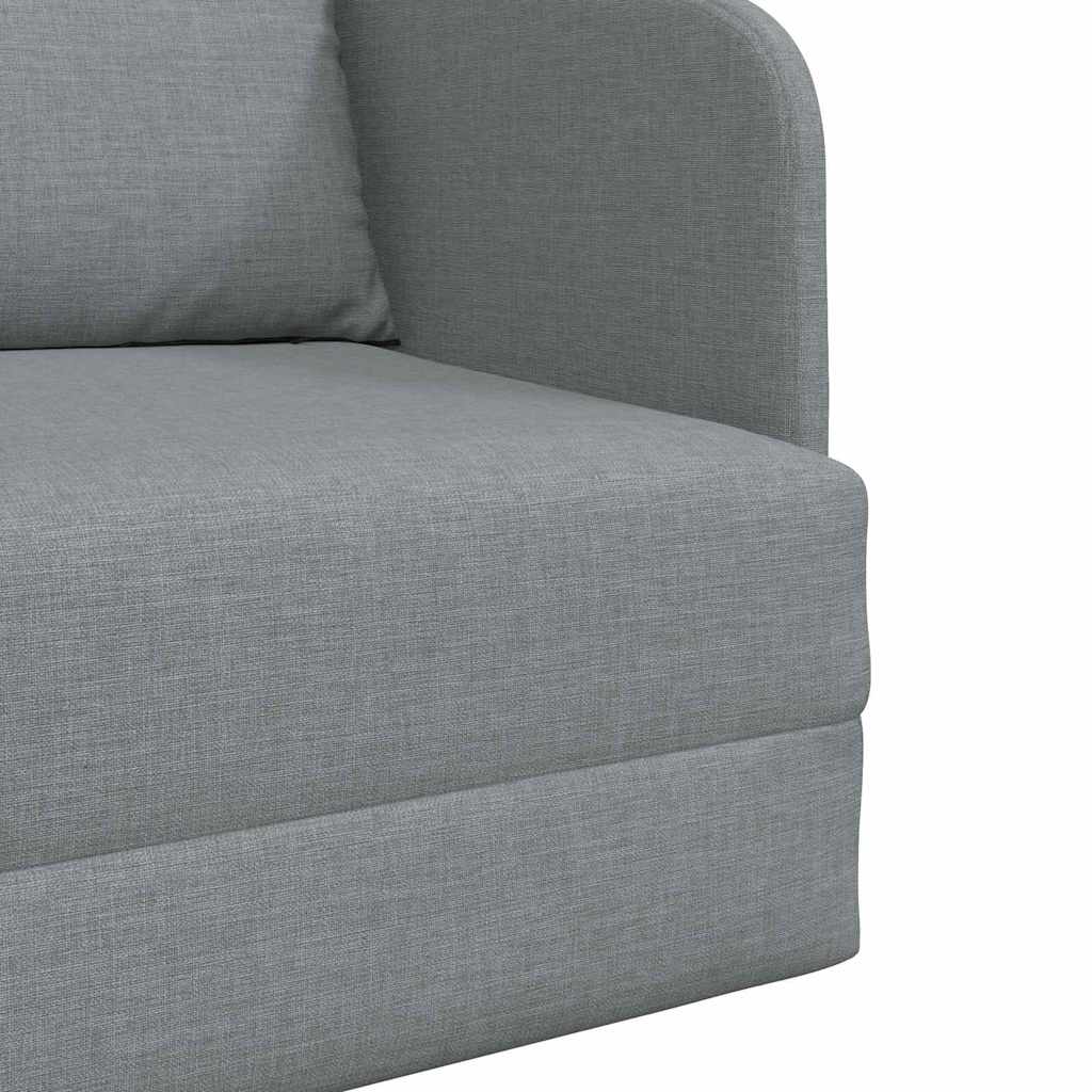 Schlafsofa Hellgrau 65 x 80 x 83 cm Stoff