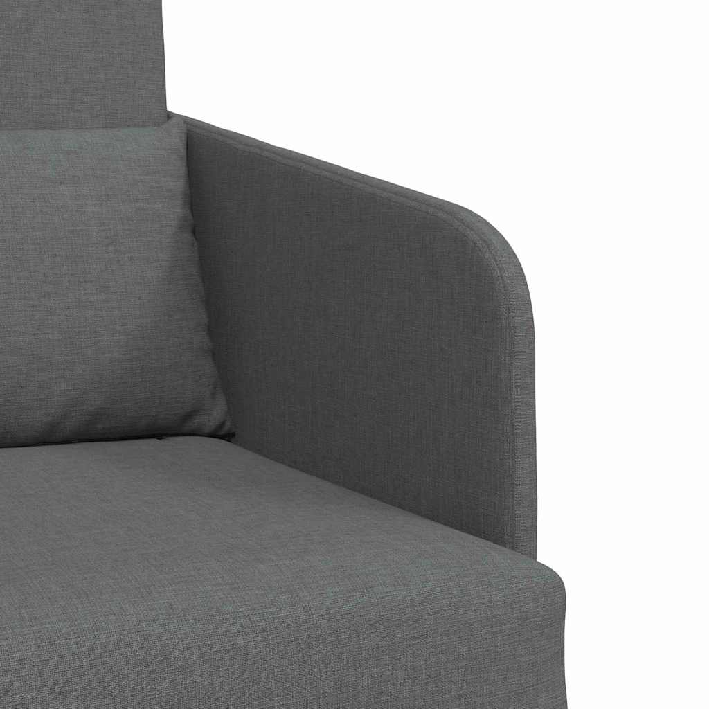 Schlafsofa Dunkelgrau 65 x 80 x 83 cm Stoff