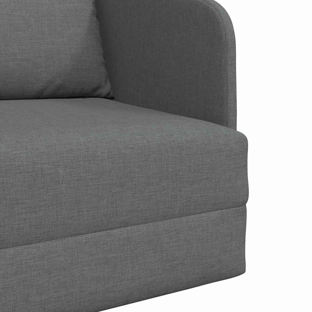 Schlafsofa Dunkelgrau 65 x 80 x 83 cm Stoff
