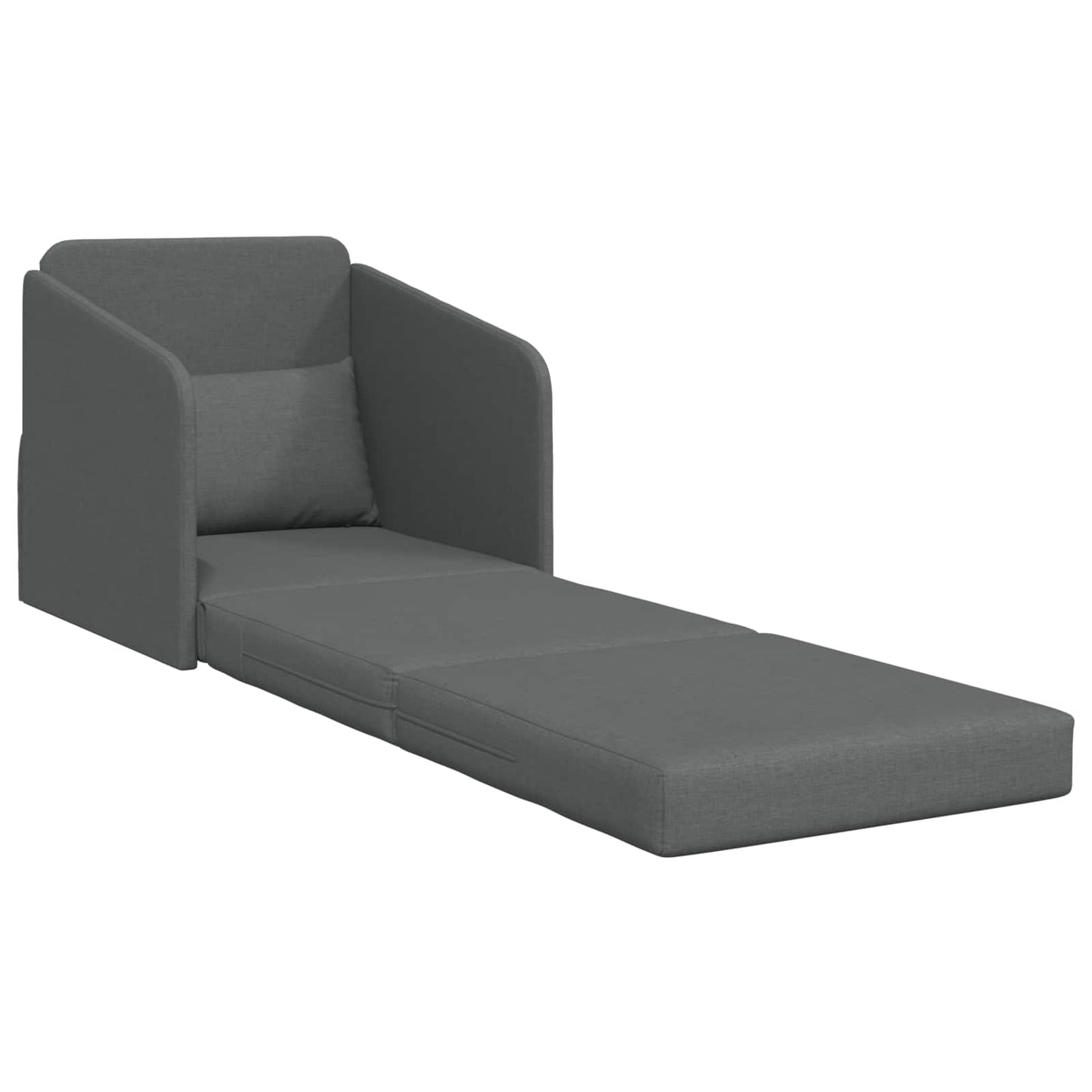 Schlafsofa Dunkelgrau 65 x 80 x 83 cm Stoff