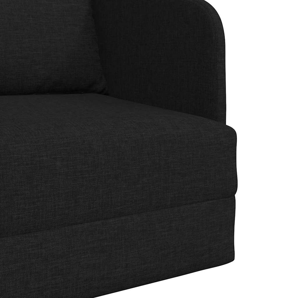 Schlafsofa Schwarz 65 x 80 x 83 cm Stoff