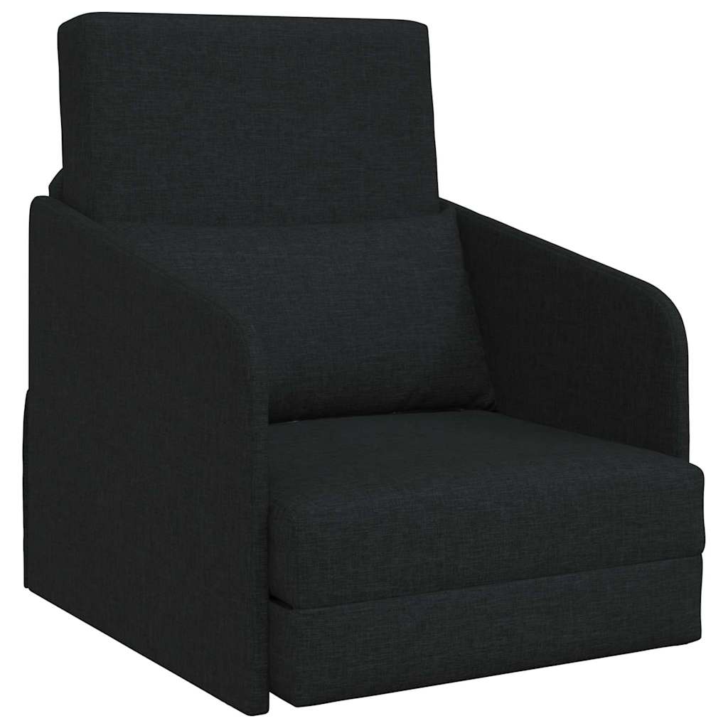 Schlafsofa Schwarz 65 x 80 x 83 cm Stoff