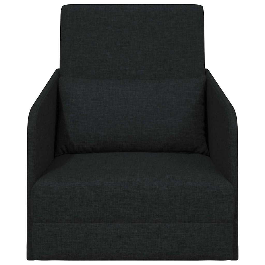 Schlafsofa Schwarz 65 x 80 x 83 cm Stoff