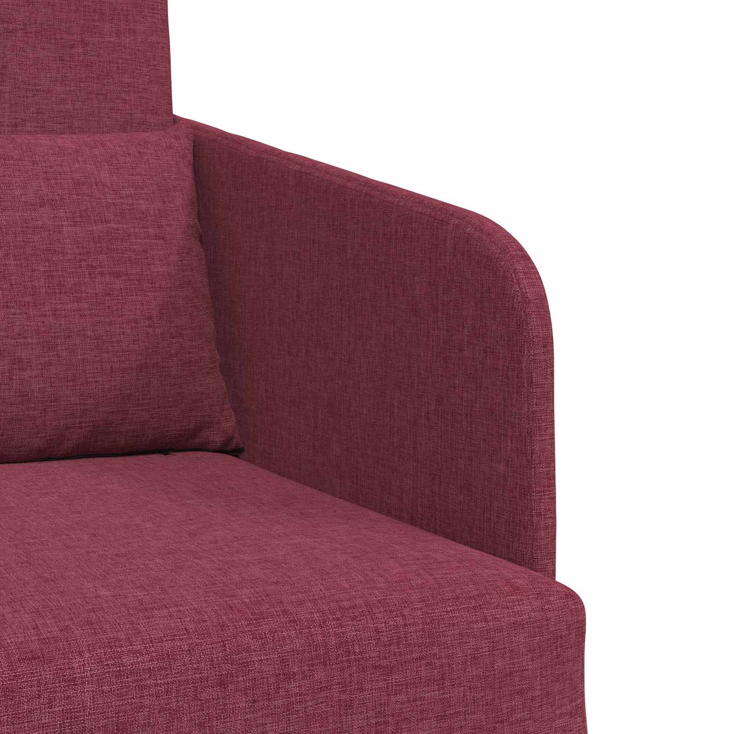 Schlafsofa Weinrot 65 x 80 x 83 cm Stoff