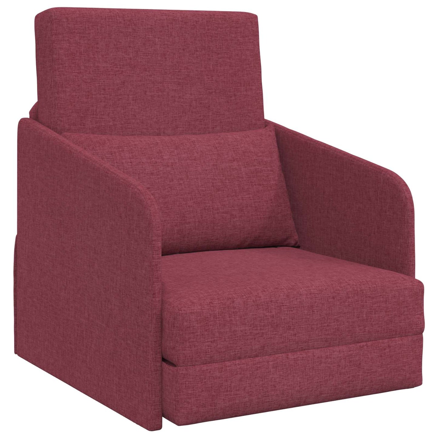 Schlafsofa Weinrot 65 x 80 x 83 cm Stoff