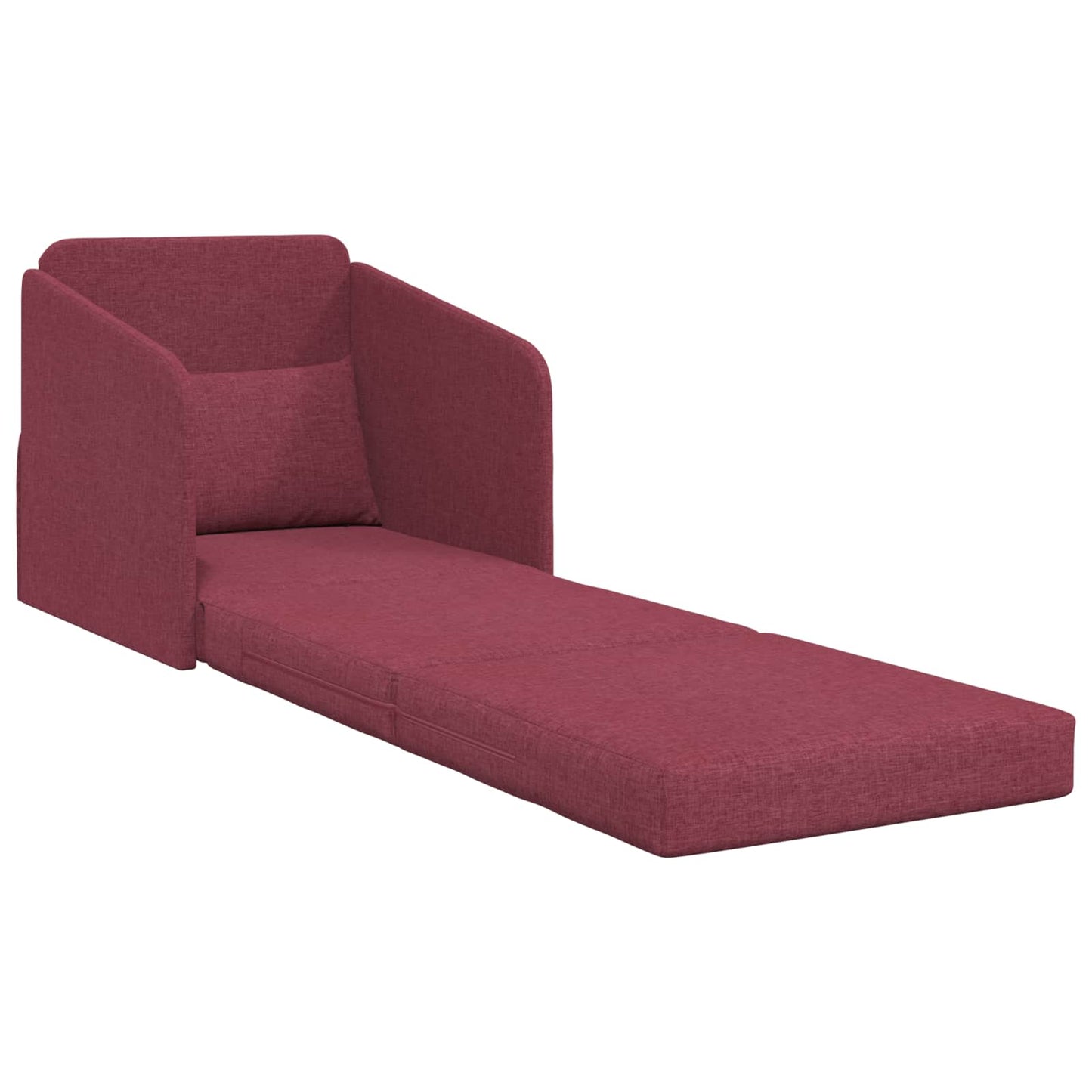 Schlafsofa Weinrot 65 x 80 x 83 cm Stoff