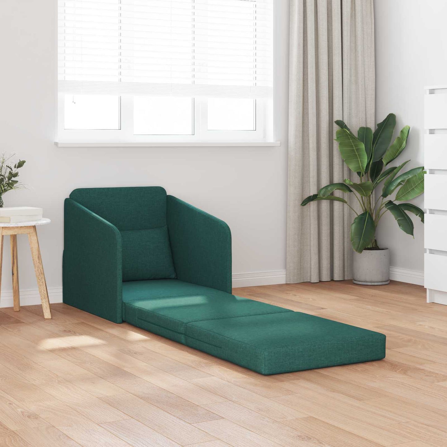 Schlafsofa Dunkelgrün 65 x 80 x 83 cm Stoff